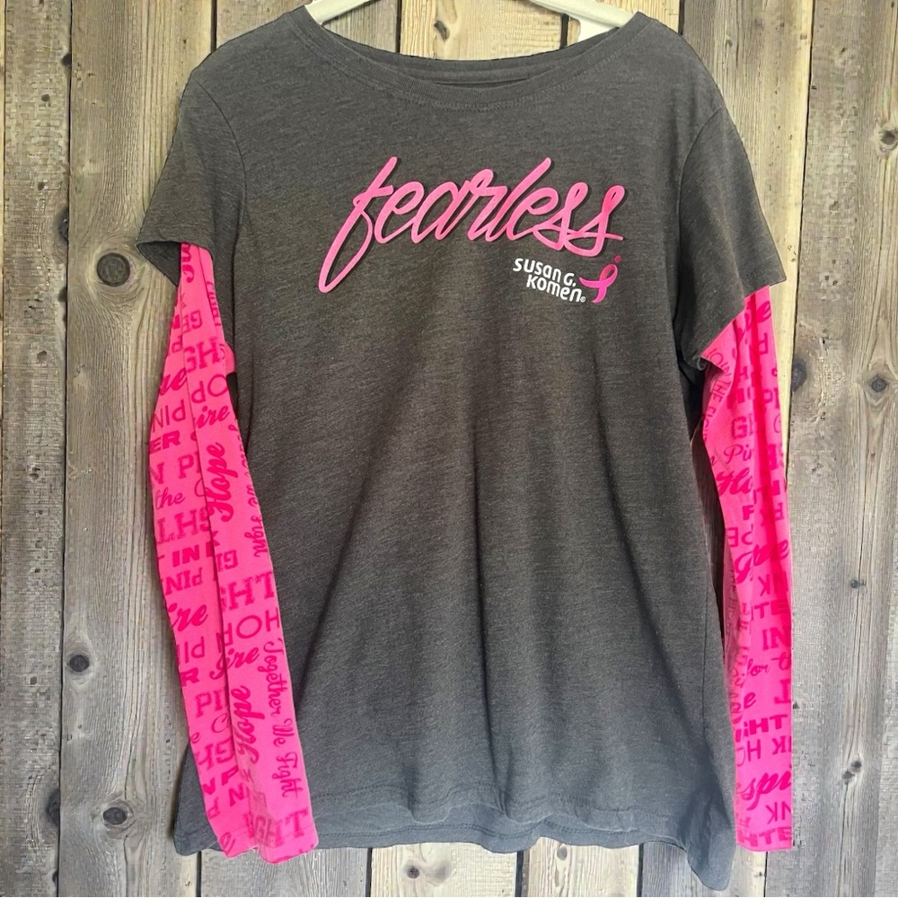 Fearless Susan G. Komen Breast Cancer Tee, L